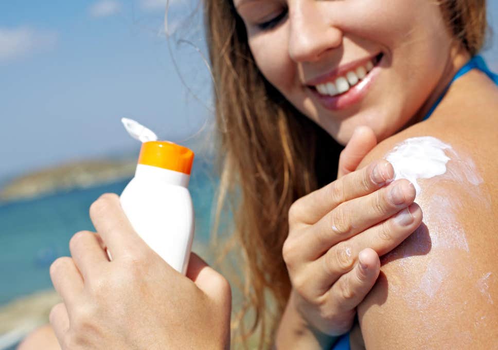 استفاده از کرم ضد آفتاب بعد از برداشتن خال